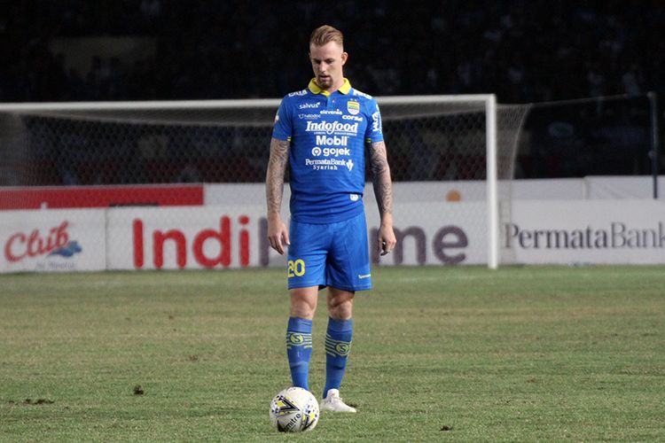 Penyerang Persib Bandung, Kevin van Kippersluis.