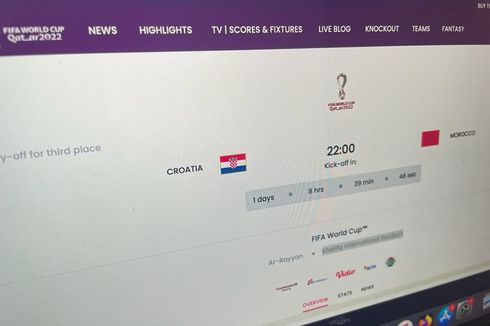 Link Jadwal Pertandingan Perebutan Juara 3 Piala Dunia 2022 Kroasia Vs Maroko