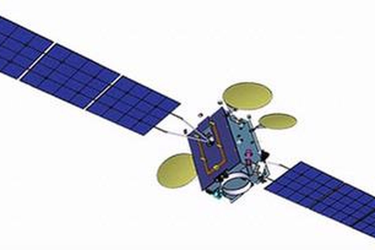 Ilustrasi Satelit Telkom-3