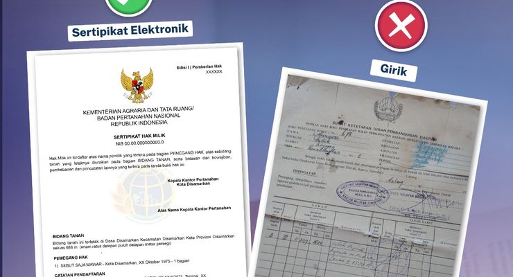 Mulai 2026, Girik, Verponding, dan Letter C Harus Diganti Sertifikat