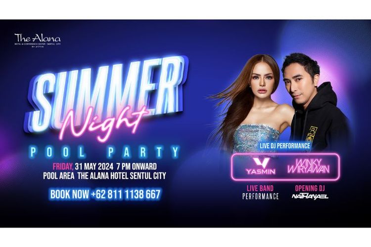 Sentul City mengadakan acara bertajuk "Summer Night Pool Party" di The Alana Hotel Sentul.