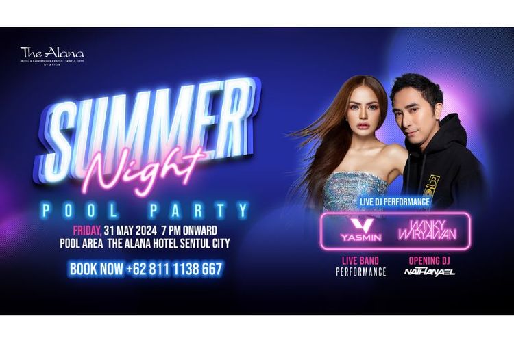 Sentul City mengadakan acara bertajuk &quot;Summer Night Pool Party&quot; di The Alana Hotel Sentul.