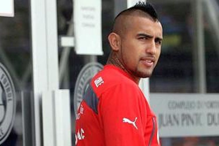 Gelandang Timnas Cile Arturo Vidal