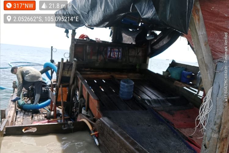 Marak di Kepulauan Babel, Polisi Amankan 19 Penambang Ilegal di Perairan Tembelok