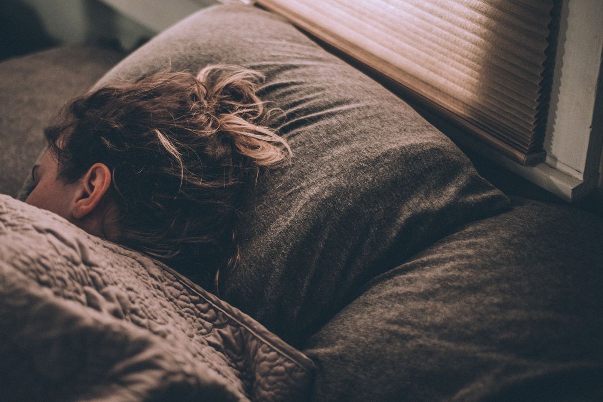 Ilustrasi tidur.