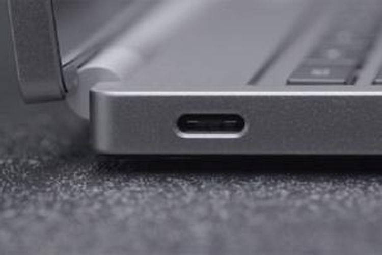 Jenis port perpindahan baru USB-C digunakan pada ChromeBook Pixel terbaru