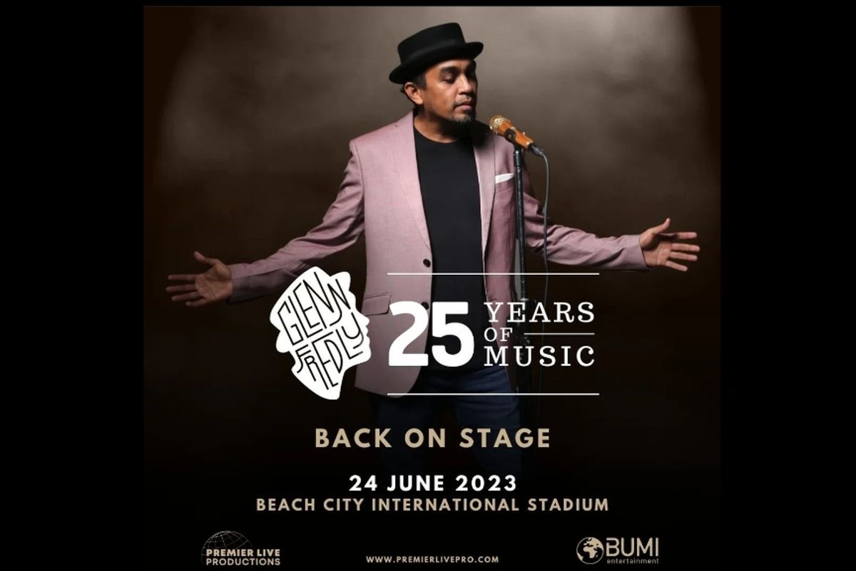 Mendiang Glenn Fredly akan 'manggung' kembali dalam konser bertajuk Glenn Fredly: 25 Years of Music.