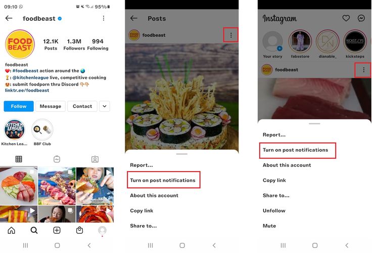 Fitur Turn On Notifications di Instagram