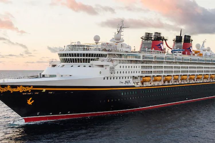 Ilustrasi kapal pesiar - Salah satu kapal pesiar dari Disney Cruise Line.