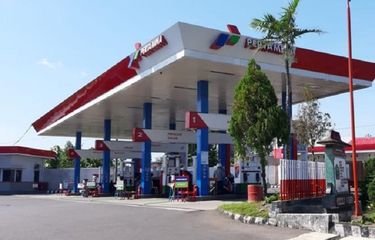 Ilustrasi spbu Pertamina 