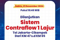 Contraflow Diberlakukan di Tol Jakarta-Cikampek mulai Hari Ini, Berikut Titiknya