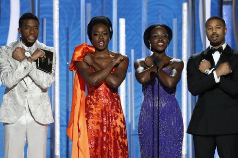 Mengintip Gaya Para Pemeran Black Panther di Golden Globe 2019