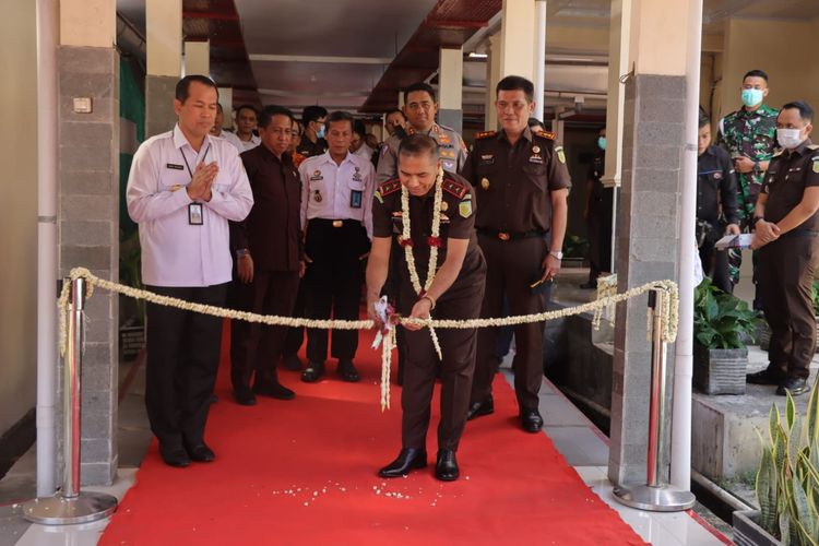 Bupati Wonogiri Joko Sutopo meresmikan Balai Rehabilitasi Narkotika Adhyaksa RSUD dr Soediran Mangun Sumarso, Rabu (14/6/2023).