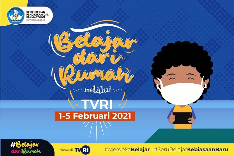 Jadwal Belajar dari Rumah di TVRI.