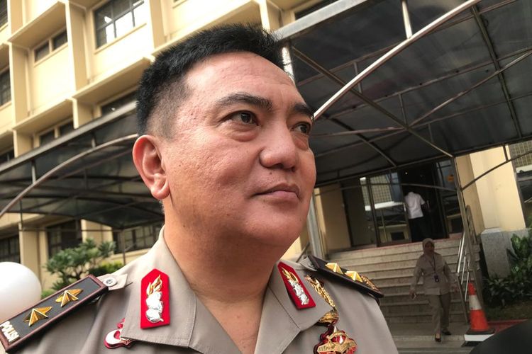 Kepala Divisi Humas Polri Irjen (Pol) Muhammad Iqbal saat ditemui di Gedung Mabes Polri, Jakarta Selatan, Senin (22/7/2019).