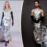 TikToker Bikin Gaun Silver Balenciaga, Terbuat dari Aluminium Foil