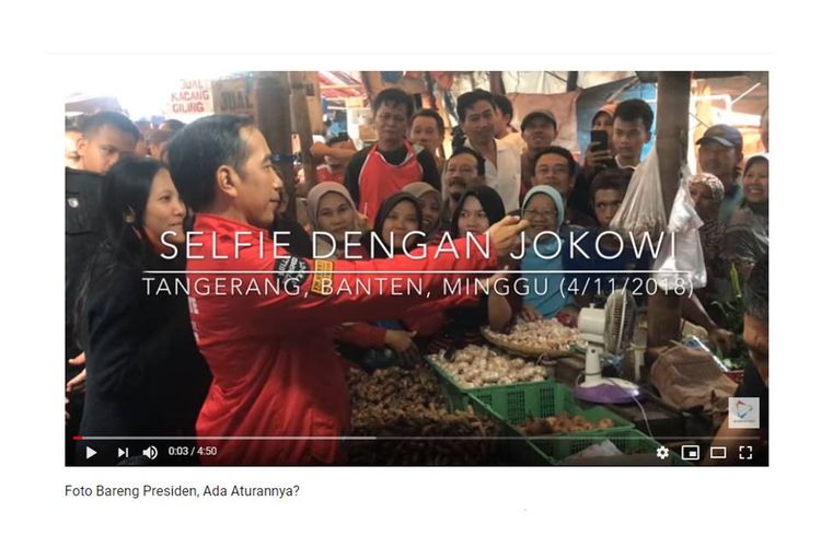 Ingin selfie dengan Presiden, adakah aturannya?