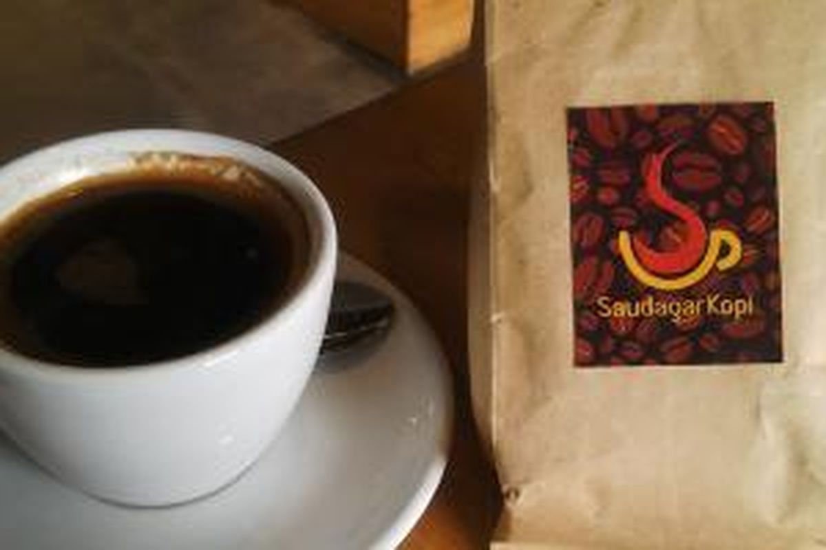 Kopi Toraja bagi pecinta kopi di Saudagar Kopi.