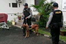 Anjing Pelacak Bantu Pengamanan Gereja di Makassar