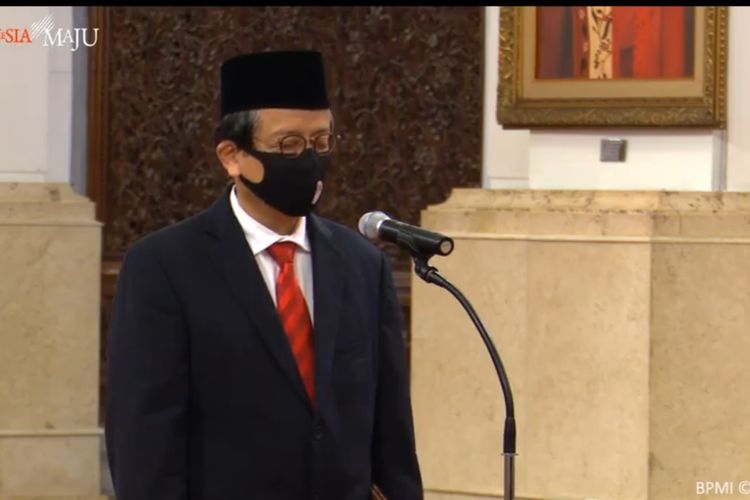 Presiden Joko Widodo melantik Dian Ediana Rae sebagai Kepala Pusat Pelaporan dan Analisis Transaksi Keuangan (PPATK) sisa masa jabatan 2020-2021, Rabu (6/5/2020).