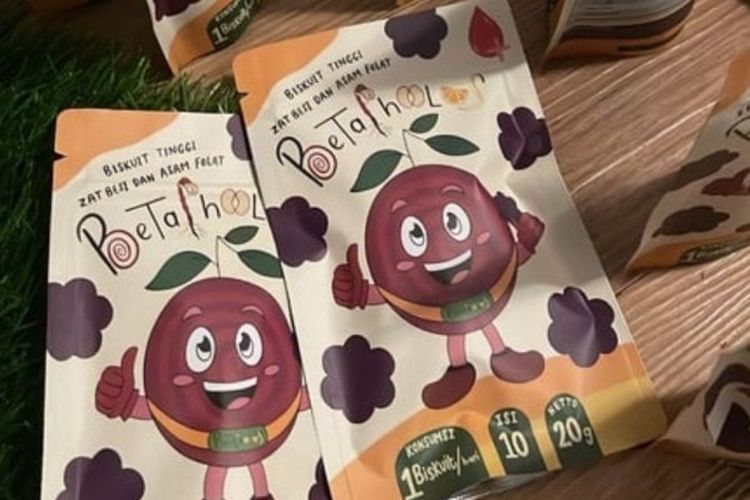 Prototipe Inovasi Biskuit Tinggi Zat Besi dan Asam Folat tim Betapholus (Dok. Tim)