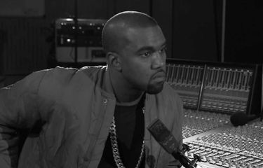 Kanye West, rapper asal Amerika Serikat.