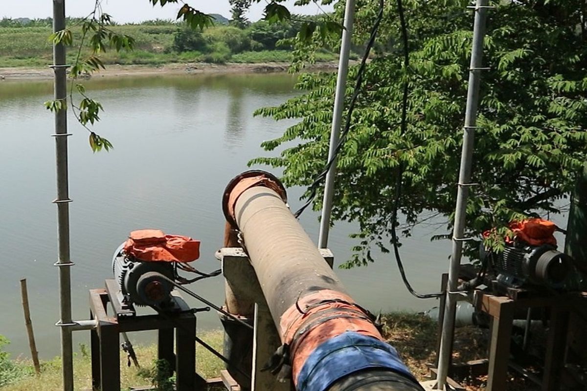 Irigasi perpompaan jadi andalan kementan untuk mengairi sawah di musim kemarau