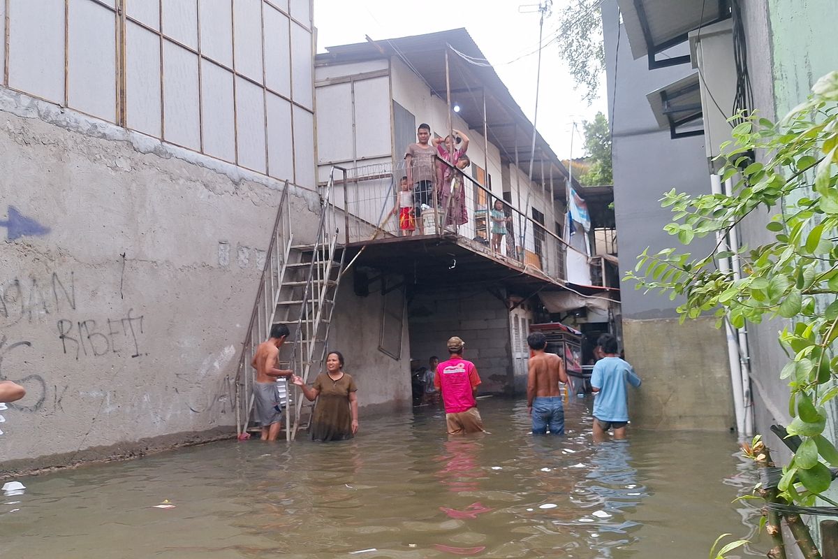 11 titik di Jakarta Utara terancam terendam banjit rob.