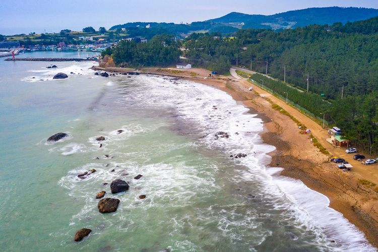Pantai Wolpo di Pohang, Gyeongsang Utara, Korea Selatan Shutterstock/Stock for you