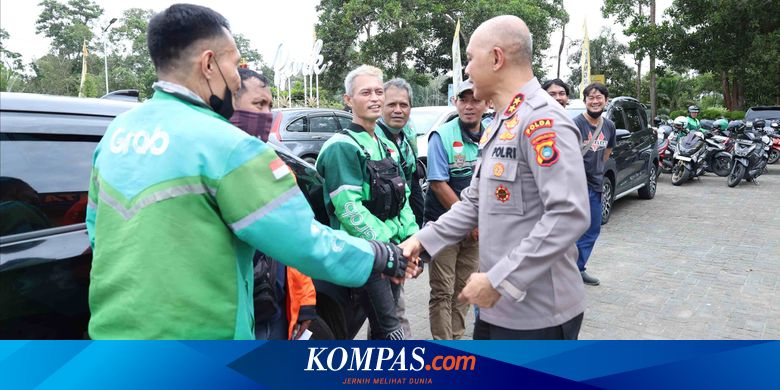 Salut! Ratusan Ojek Online di Bangka Belitung Berhenti Sejenak Demi Kesehatan Gratis