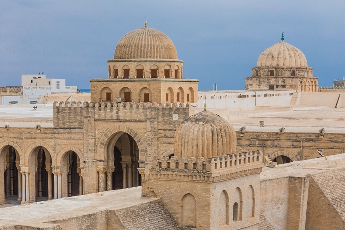 Ilustrasi masjid - Masjid Agung Kairouan di Tunisia.