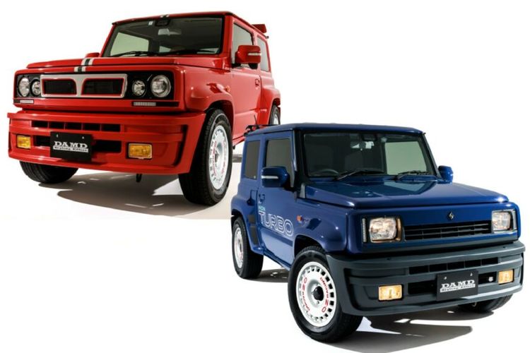 Modifikasi Suzuki Jimny terinspirasi dari mobil reli ikonik Lancia Delta Integrale dan Renault 5 Turbo