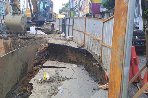 Pemprov DKI Mulai Perbaiki Jalan Gajah Mada yang Ambles