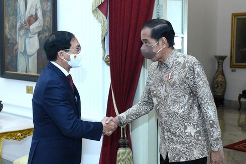 Terima Menlu Vietnam, Jokowi Titip Investor Indonesia Diperlakukan 