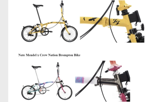 Dilelang, Sepeda Brompton 