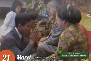 Video 1983 Prabowo Sungkeman ke Soeharto Viral, Diunggah Arsip Nasional RI