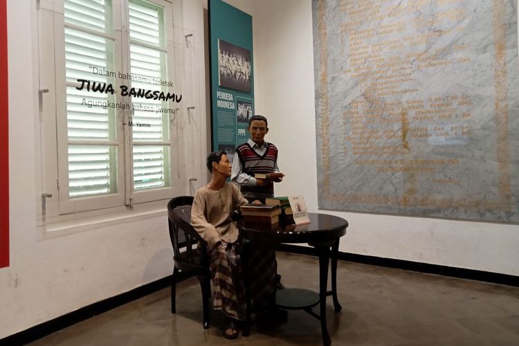 Ruangan Museum Sumpah Pemuda, Jakarta Pusat, Rabu (25/10/2023).