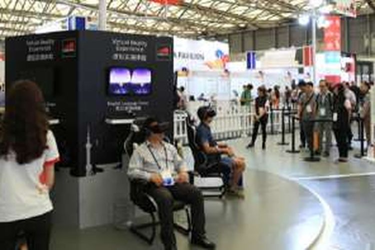 ILUSTRASI: Mobile World Congress Shanghai menyajikan kecanggihan teknologi virtual reality terbaru