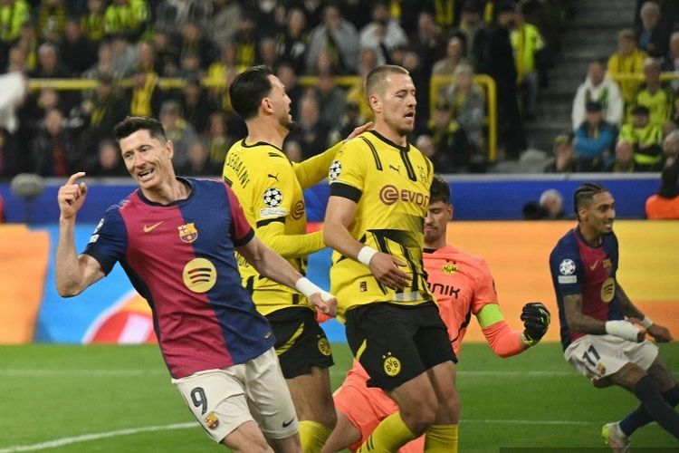 Hasil Dortmund Vs Barcelona: Kalah 1-3, Barca Tetap Lolos ke Semifinal