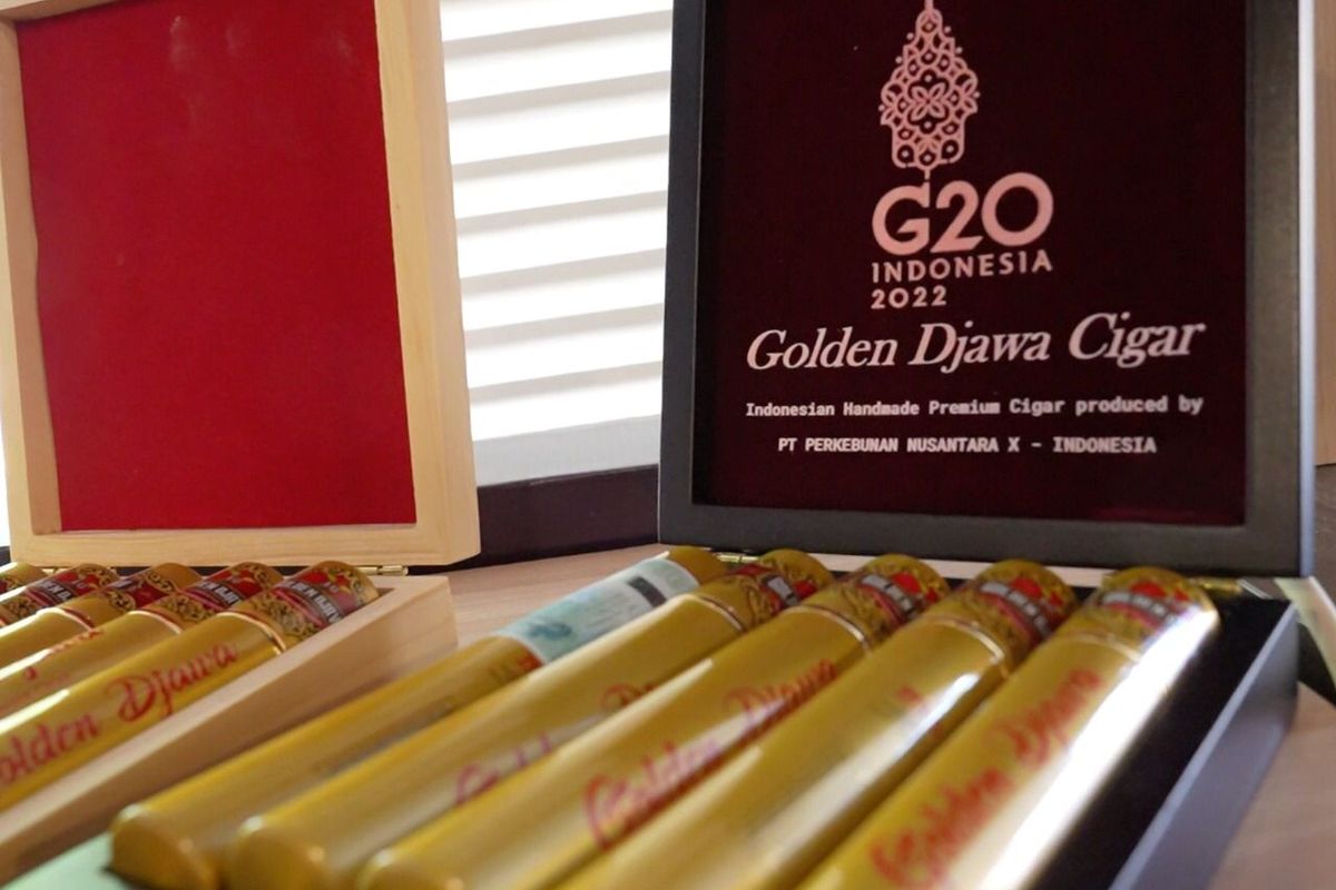 Produk Cerutu Golden Djawa asal Jember dalam KTT G20