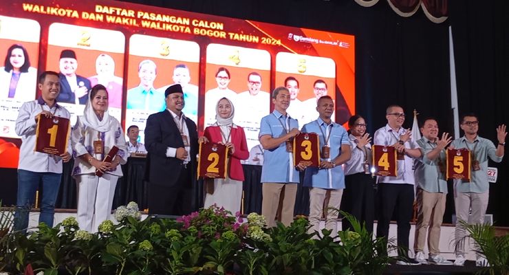 Berikut Nomor Urut Pasangan Calon dalam Pilkada 2024
