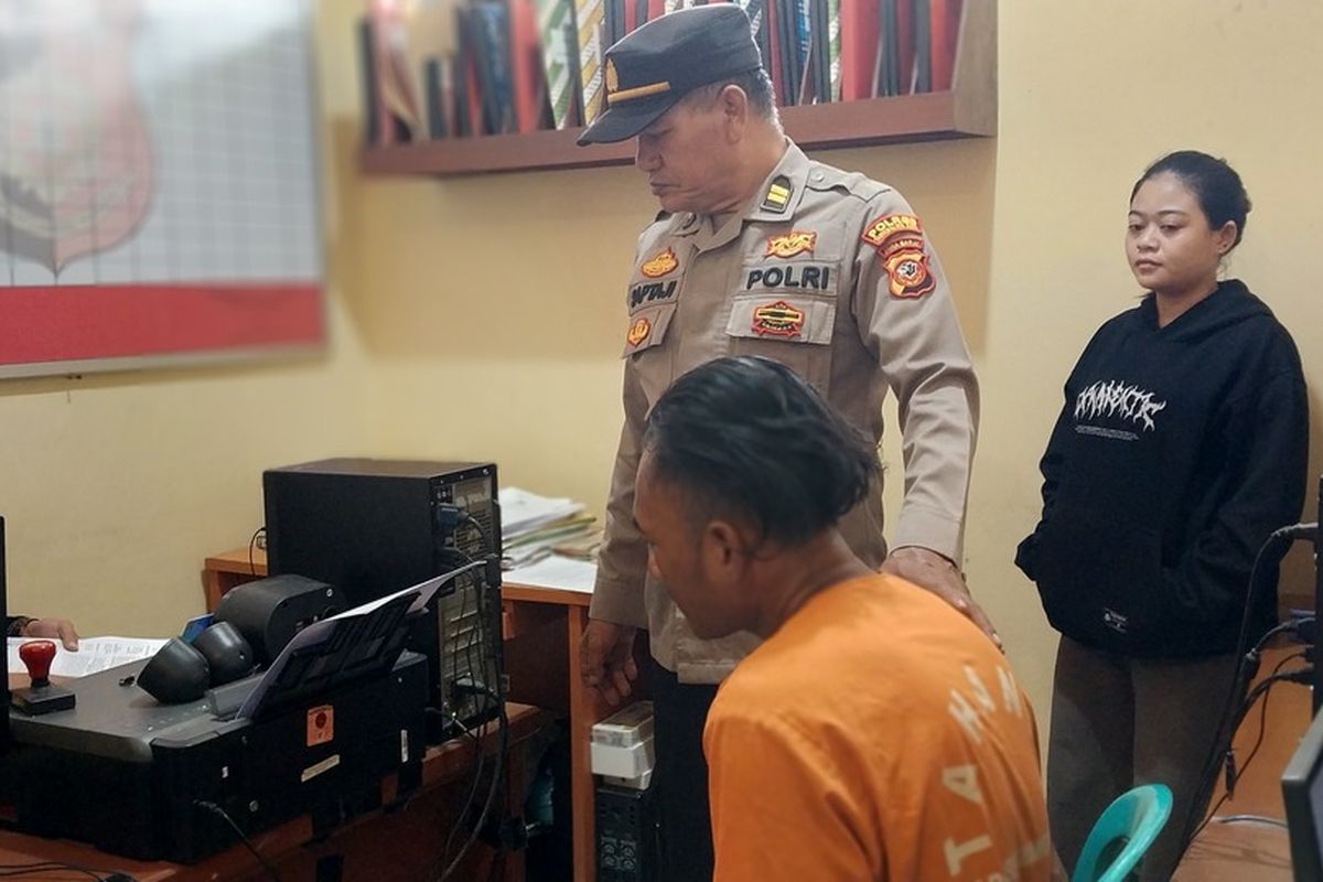 Ibu hamil berduel dengan pelaku pembegalan saat menggagalkan perampasan ponselnya sampai pelaku ditangkap oleh warga dan diamankan di Polsek Mangkubumi, Polres Tasikmalaya Kota, Jawa Barat, Selasa (4/1/2025).