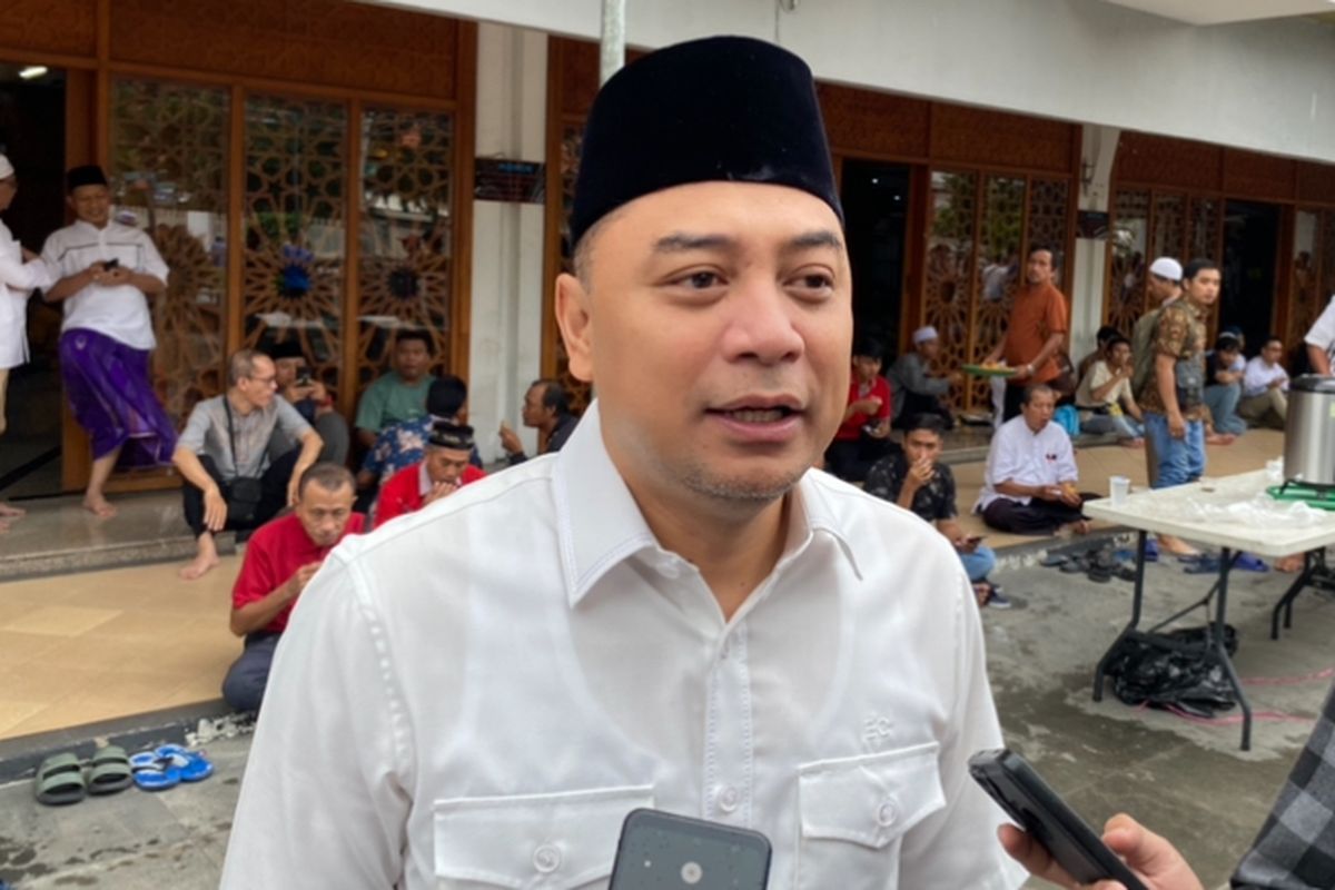 Wali Kota Surabaya, Eri Cahyadi, Senin (17/3/2025).