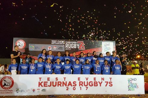 Tim Putra dan Putri DKI Jakarta Menangi Kejuaraan Nasional Rugbi 2017