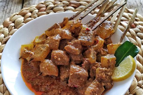 Resep Sate Kikil Kaya Bumbu, Lauk Makan Siang Tanpa Minyak Goreng