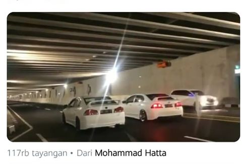 Viral Dua Sedan Balapan di Underpass Bandara YIA, Ini Kejadian Sesungguhnya
