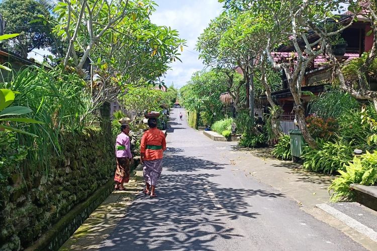 Desa Peliatan di Bali.