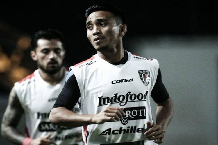 Gelandang Bali United, Muhammad Taufiq.