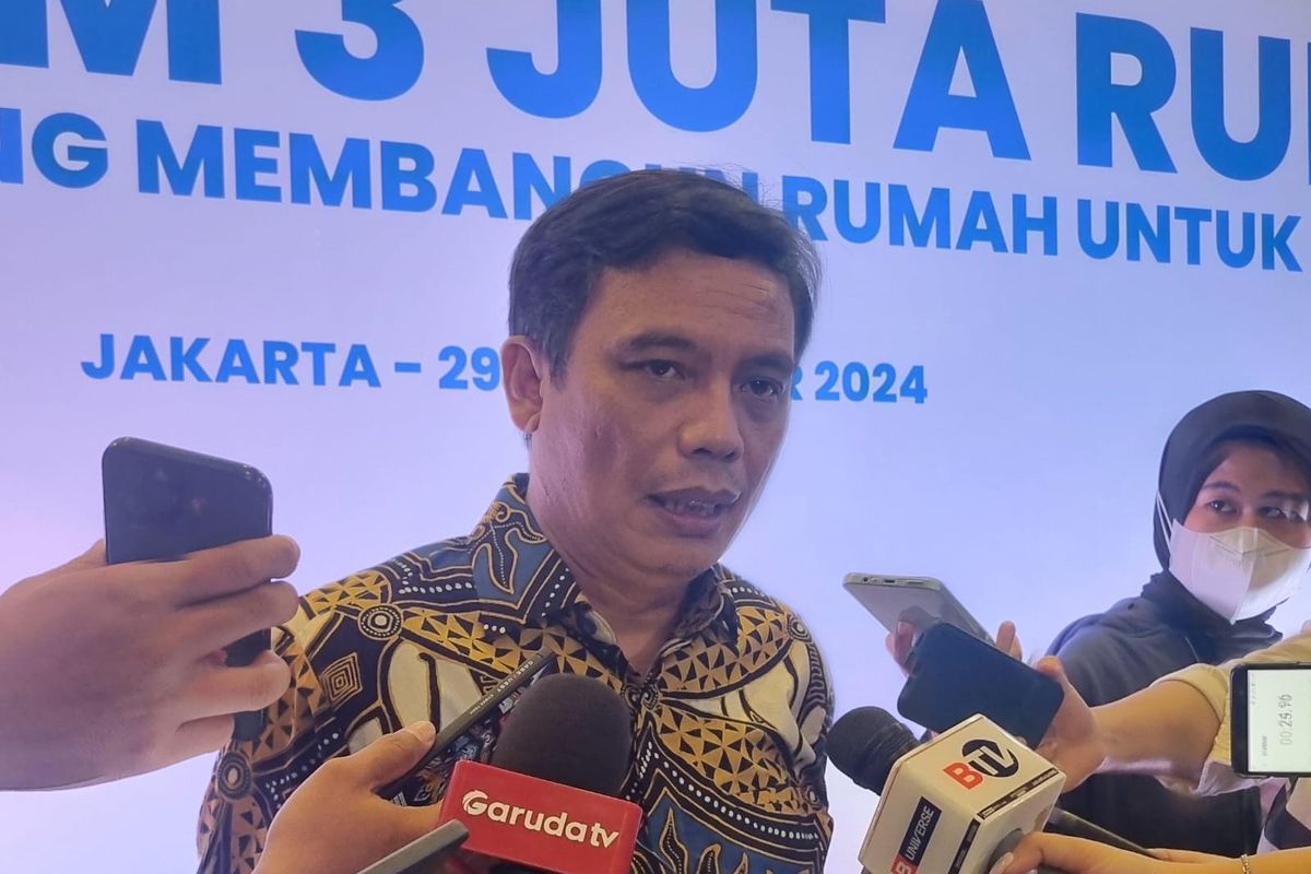 Direktur Utama Bank BTN Nixon L.P Napitupulu saat ditemui di Menara BTN, Jakarta, Jumat (29/11/2024).