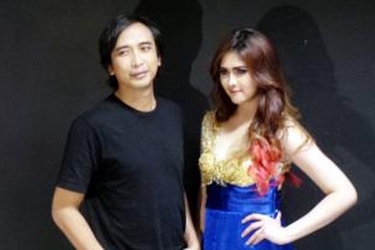 Piyu 'PADI' dan Audrey Calcia diabadikan di Studio Produksi Film Negara (PFN), kawasan Otista, Jakarta Timur, Sabtu (20/6/2015).
